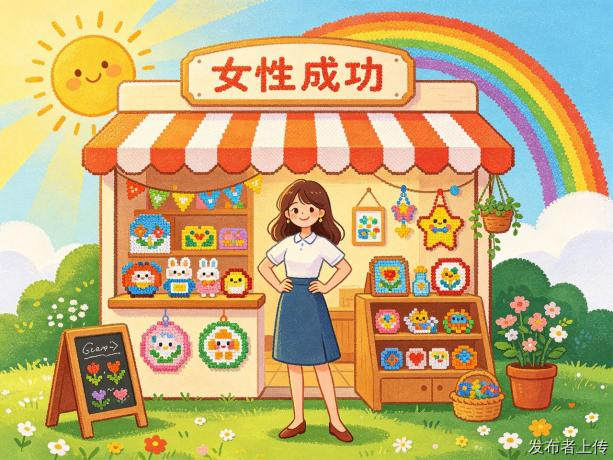 宝妈女性创业好项目 奇奇猪拼豆店时间自由收益稳