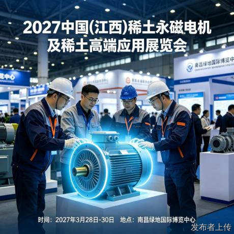 2027中国江西稀土永磁电机及稀土高端应用展览会