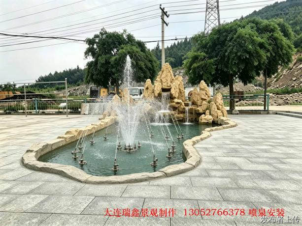 大连上水石假山制作